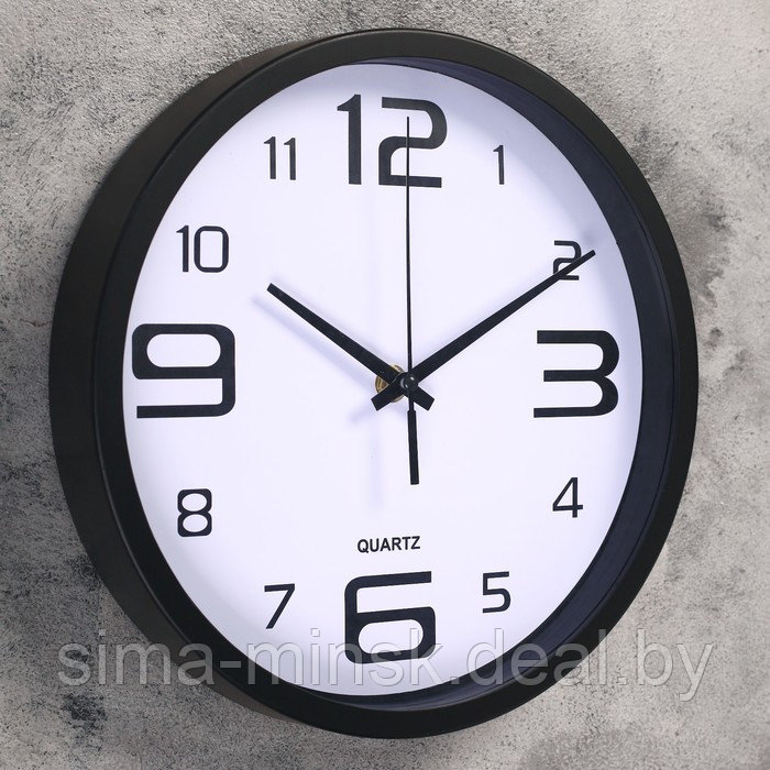 Часы настенные, серия: Классика, "Соломон", дискретный ход, d-25 см - фото 2 - id-p208223046