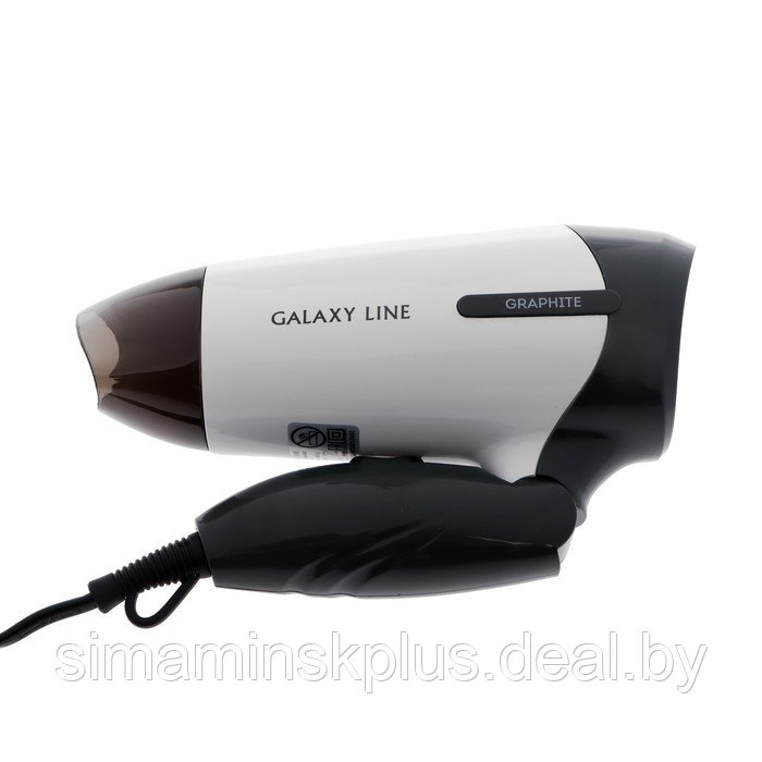 Фен Galaxy LINE GL 4344, 1400Вт, 2 скорости, складная ручка, концетратор, черный - фото 4 - id-p208223286