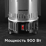 Электрошашлычница электрическая Redmond RBQ-0252-E, 900 Вт, 6 шампуров, фото 4