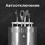 Электрошашлычница электрическая Redmond RBQ-0252-E, 900 Вт, 6 шампуров, фото 5