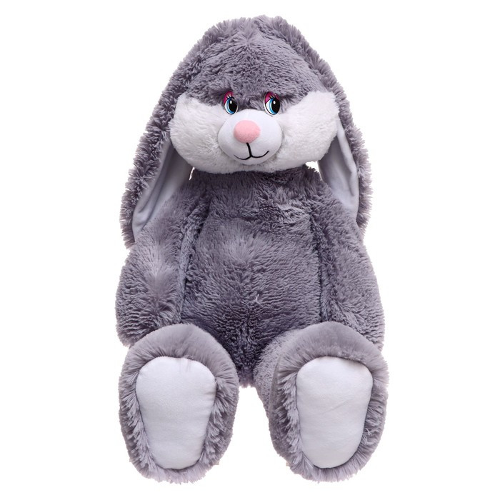 Мягкая игрушка «Заяц Проша», цвет серый, 100 см - фото 1 - id-p208226380