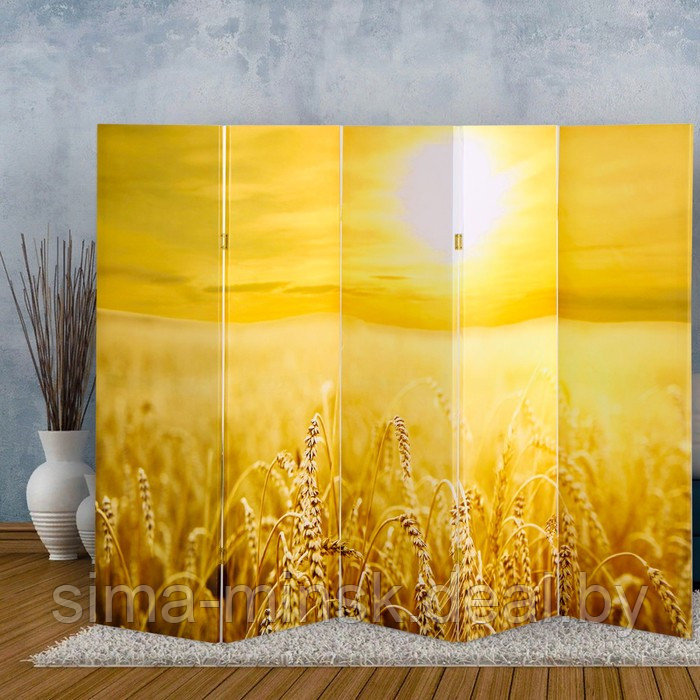 Ширма "Пшеничное поле", 250 х 160 см - фото 1 - id-p208226606