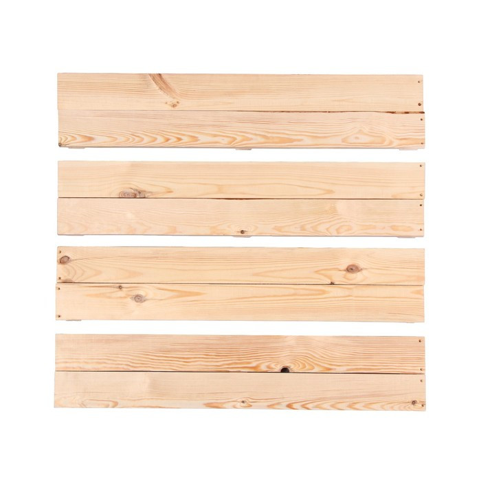 Песочница деревянная, без крыши, 100 × 100 × 20 см, без покраски - фото 5 - id-p208227224