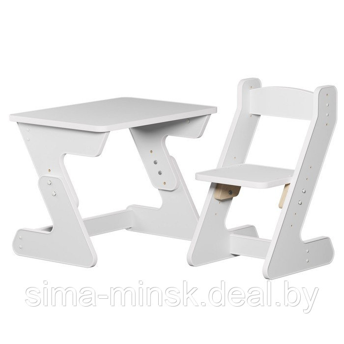 Растущий детский комплект мебели, стол, стул - фото 1 - id-p208226042