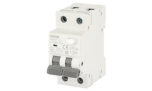 Дифференциальный автоматический выключатель GEYA GYR9NM-C13-30mA, 1P+N, 13A, хар-ка C, 6 kA, 30mA, тип AC, 2M