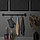 Рейлинговая система для кухни, 57 см, 5 крючков, цвет чёрный, фото 5