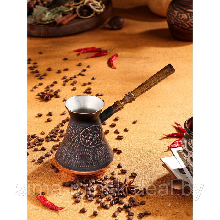 Турка для кофе "Армянская джезва", медная, 500 мл - фото 5 - id-p208227972