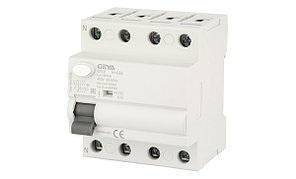 УЗО GYL9-4P-63A-30mA, 4P, 63A, 6 kA, 30mA, тип AC, 4M