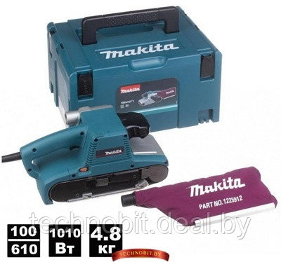 Ленточная шлифовальная машина Makita 9404J - фото 1 - id-p203991201