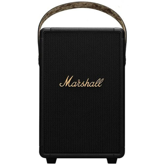 Портативная акустика Marshall Tufton Bluetooth (Черный/латунь) - фото 1 - id-p208230521