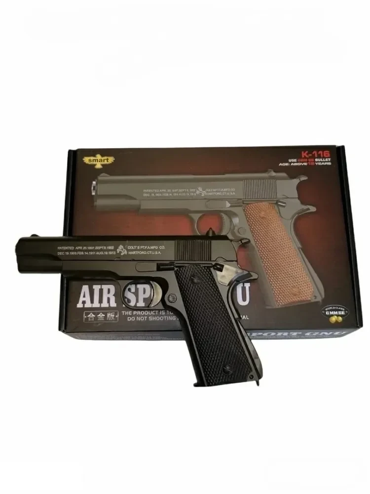 Детский Пистолет Кольт Colt металлический пневматический Air Soft Gun K116 - фото 2 - id-p208230682