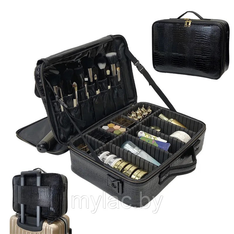 Кейс-сумка визажиста или бровиста, для кистей и косметики 1029 - фото 4 - id-p208230685