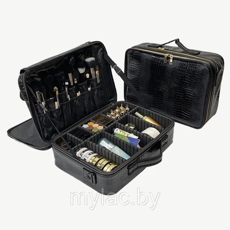 Кейс-сумка визажиста или бровиста, для кистей и косметики 1029 - фото 5 - id-p208230685