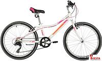 Велосипед Foxx Jasmine 24 2021 (белый) 24SH6SV.JASMINE.12WT21