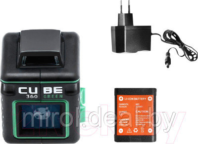 Лазерный нивелир ADA Instruments Cube 360 Basic Edition Green / A00672 - фото 6 - id-p208236088