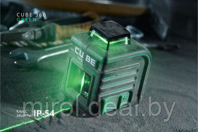 Лазерный нивелир ADA Instruments Cube 360 Basic Edition Green / A00672 - фото 8 - id-p208236088