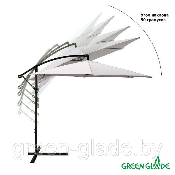 Зонт садовый Green Glade 6002 серый - фото 4 - id-p118421439