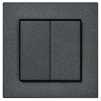 Выключатель беспроводной PB-412 (универсальный кнопочный) черный - фото 1 - id-p208236451