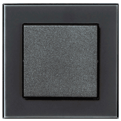 Выключатель беспроводной PG-212 (универсальный стеклянный) черный