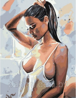 Рисование по номерам «Сексуальная женщина» картина - фото 1 - id-p208237491