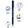 Ручка шариковая Berlingo "Ultra X2" синяя, 0,7мм, игольчатый стержень CBp_07279, фото 2
