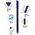 Ручка шариковая Berlingo "Triangle Twin" синяя, 0,7мм, игольчатый стержень CBp_07283, фото 2