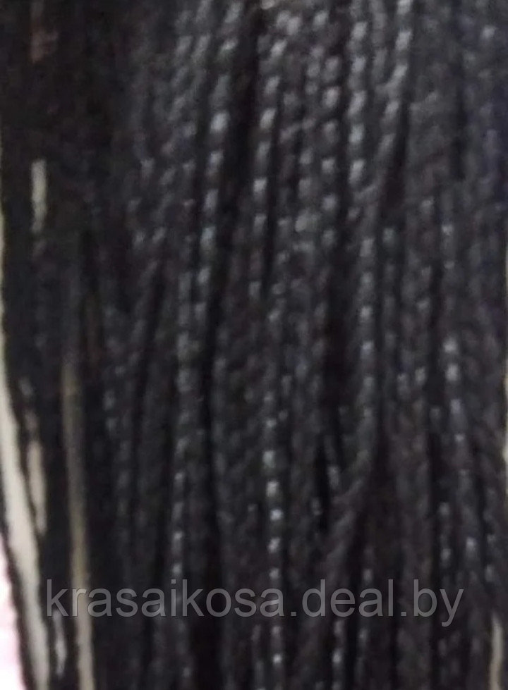 Зизи 120 см 50 ± 2шт прямые Черный косы для наращивания волос - фото 1 - id-p208238080