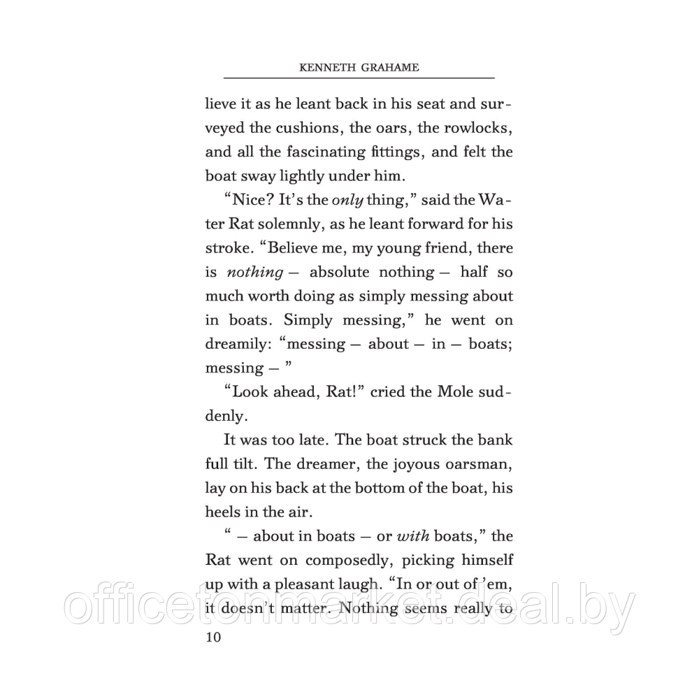 Книга на английском языке "The Wind in the Willows", Грэм К. - фото 10 - id-p208237801