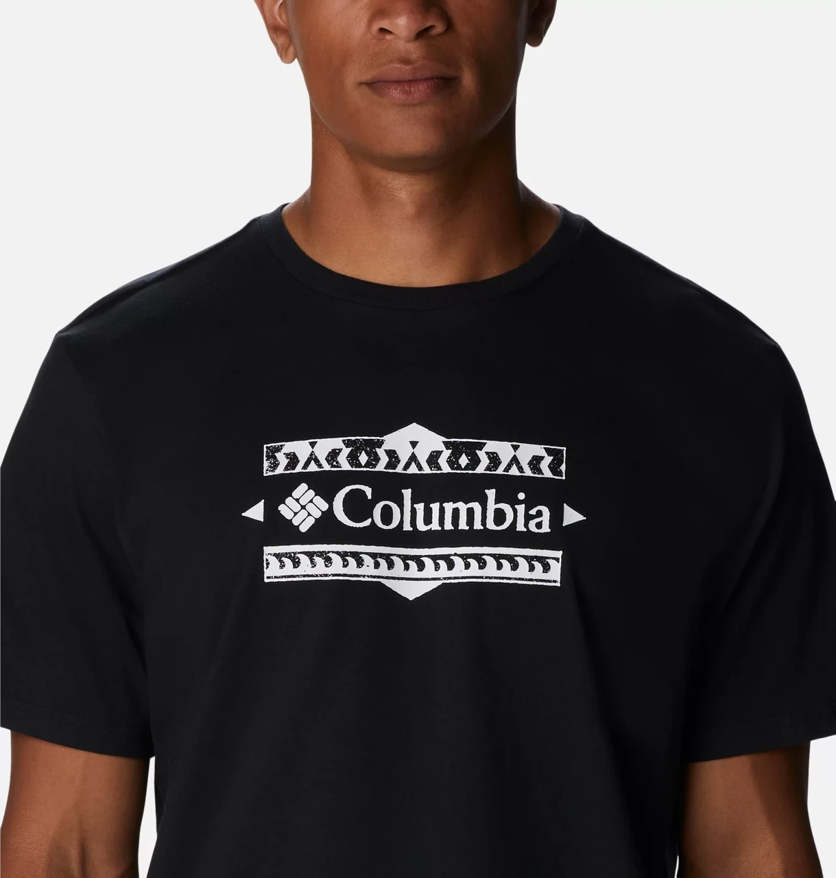 Футболка мужская Columbia Explorers Canyon Back SS Tee черный - фото 4 - id-p208168526