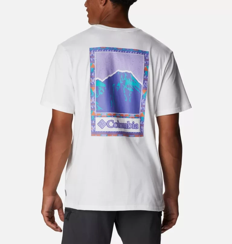 Футболка мужская Columbia Explorers Canyon Back SS Tee белый - фото 2 - id-p208168530