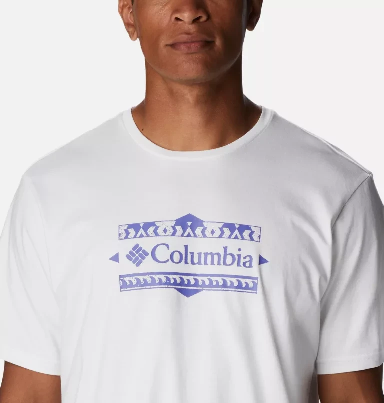 Футболка мужская Columbia Explorers Canyon Back SS Tee белый - фото 4 - id-p208168530