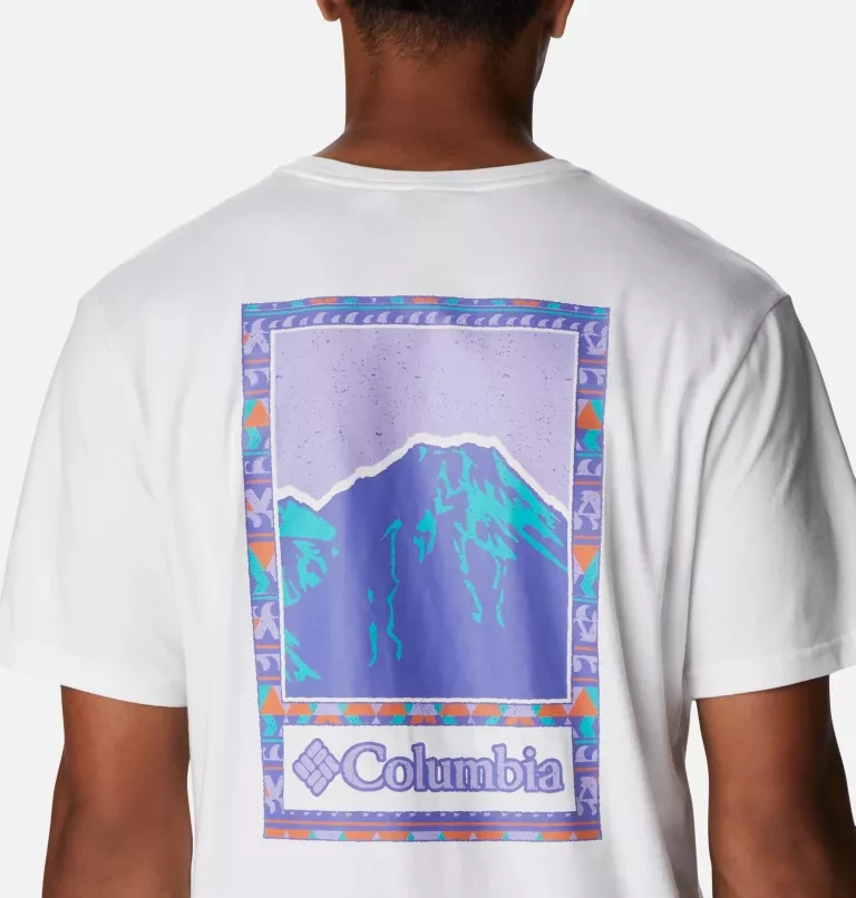 Футболка мужская Columbia Explorers Canyon Back SS Tee белый - фото 5 - id-p208168530