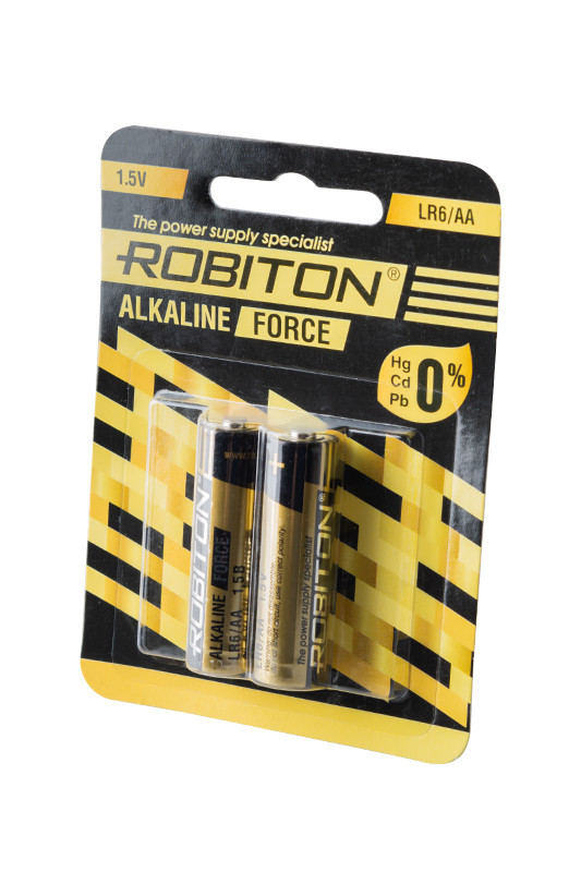 Батарейка ROBITON FORCE LR6 BL2 - фото 1 - id-p190138253