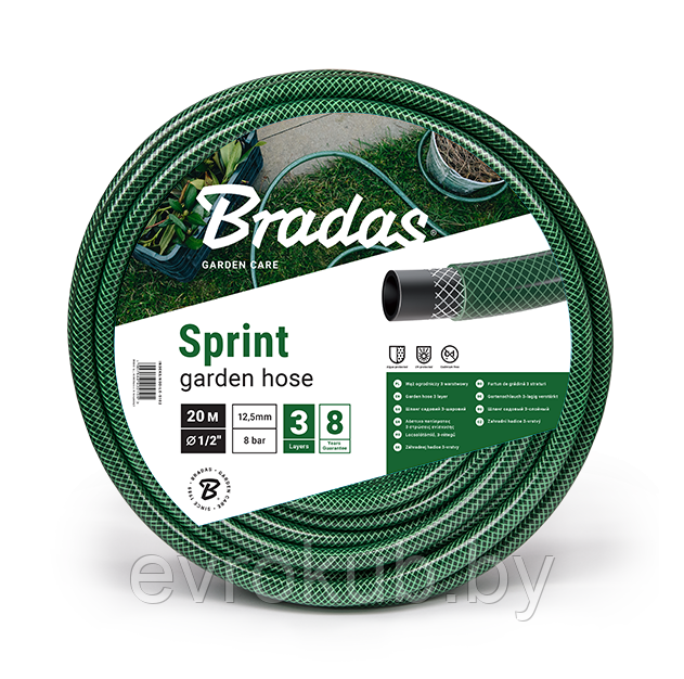Шланг для полива Bradex Sprint 5/8 (15 мм) (20 метров) - фото 1 - id-p208246252