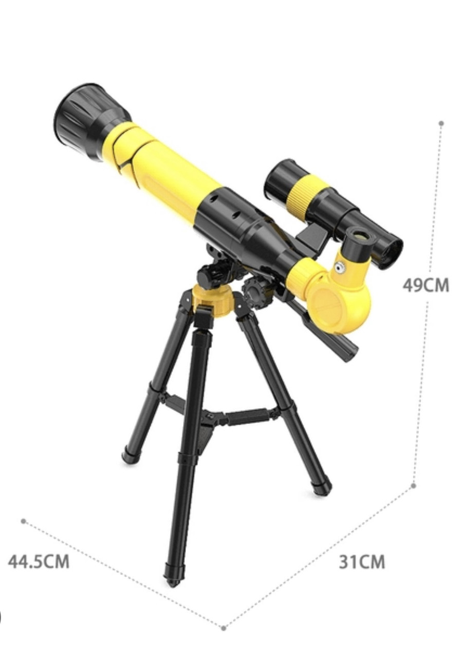 Телескоп детский, три объектива, 20Х, 30Х, 40Х телескоп астрономический - фото 3 - id-p208248080