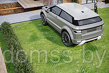 Пластиковая газонная Экопарковка Parking-M. Модуль 851,4х851,4х42 мм. Паркинг-М зеленый, черный