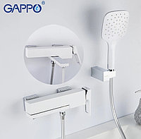 Смеситель для ванны Gappo G3217-8 белый