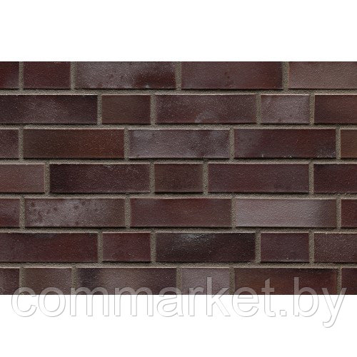 Кирпич клинкерный ABC-klinkergruppe Weimar aubergine Kohlebrand glatt NF 8654