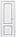 Межкомнатная дверь "ФЛЭШ ЭКО КЛАССИК" 02 Парящая филёнка / Матовое стекло (Цвет - Белый), фото 2