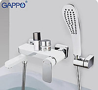 Смеситель для ванны Gappo G3248 белый