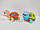 Игрушка "Черепашка" со световыми и звуковыми эффектами, разные цвета, фото 4