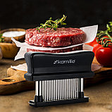 Размягчитель для мяса механический ручной Kamille (тендерайзер) KM 10088, фото 3