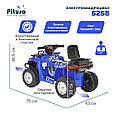 Электроквадроцикл детский PITUSO 5258 MP3 свет, музыка синий, фото 6