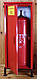 Шкаф оцинкованный на один газовый баллон 50л (красный), фото 2