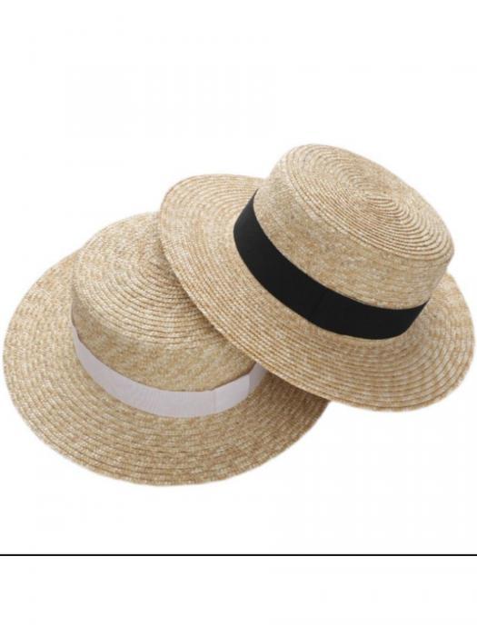 Шляпа женская летняя пляжная соломенная с узкими полями шляпка головной убор на лето от солнца - фото 3 - id-p208270416