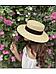 Шляпа женская летняя пляжная соломенная с узкими полями шляпка головной убор на лето от солнца, фото 6