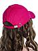 Кепка для девочки летняя розовая Бейсболка детская для подростка с сеточкой головной убор на лето, фото 4