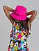 Панама детская панамка для девочки малыша подростка летняя розовая шляпка головной убор на лето, фото 3