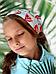 Косынка для девочки летняя Бандана детская Повязка на голову малышей голубая, фото 5