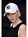 Кепка женская летняя белая стильная бейсболка головной убор с принтом New York, фото 4